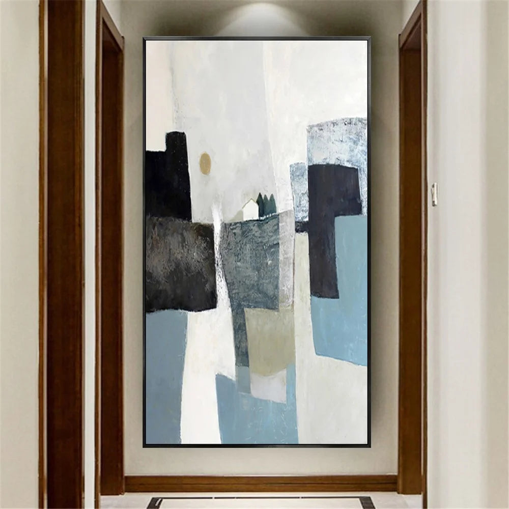 Handmade Abstract Graffiti Canvas Art