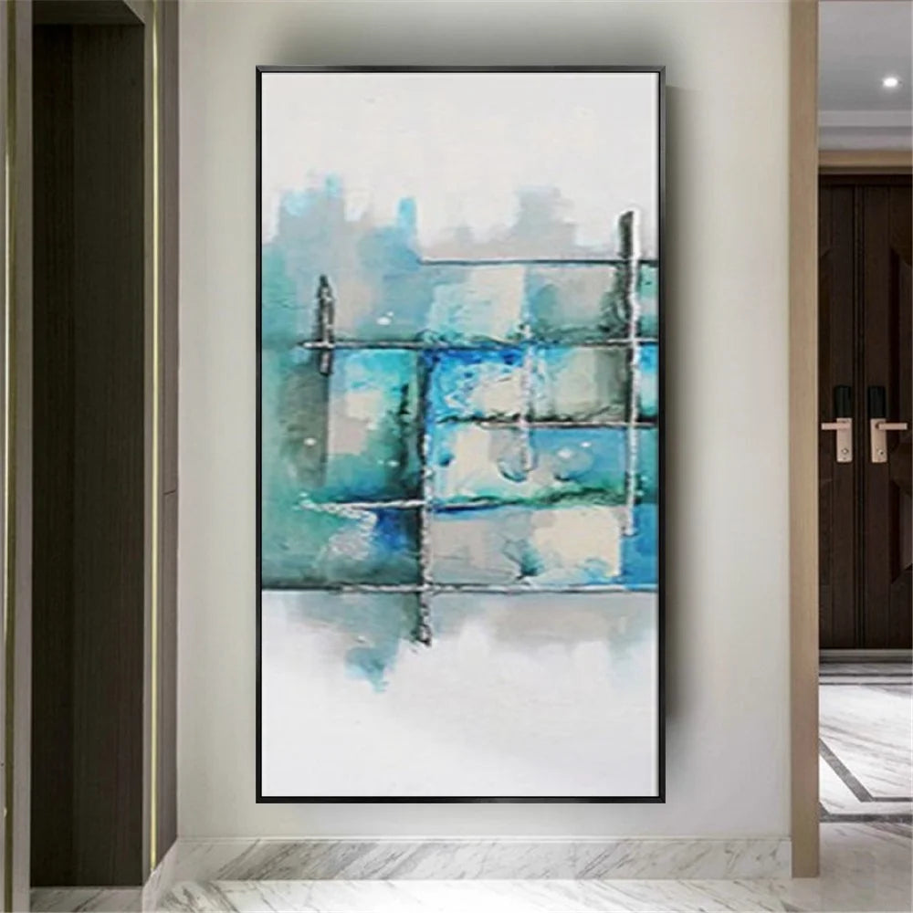 Handmade Abstract Graffiti Canvas Art