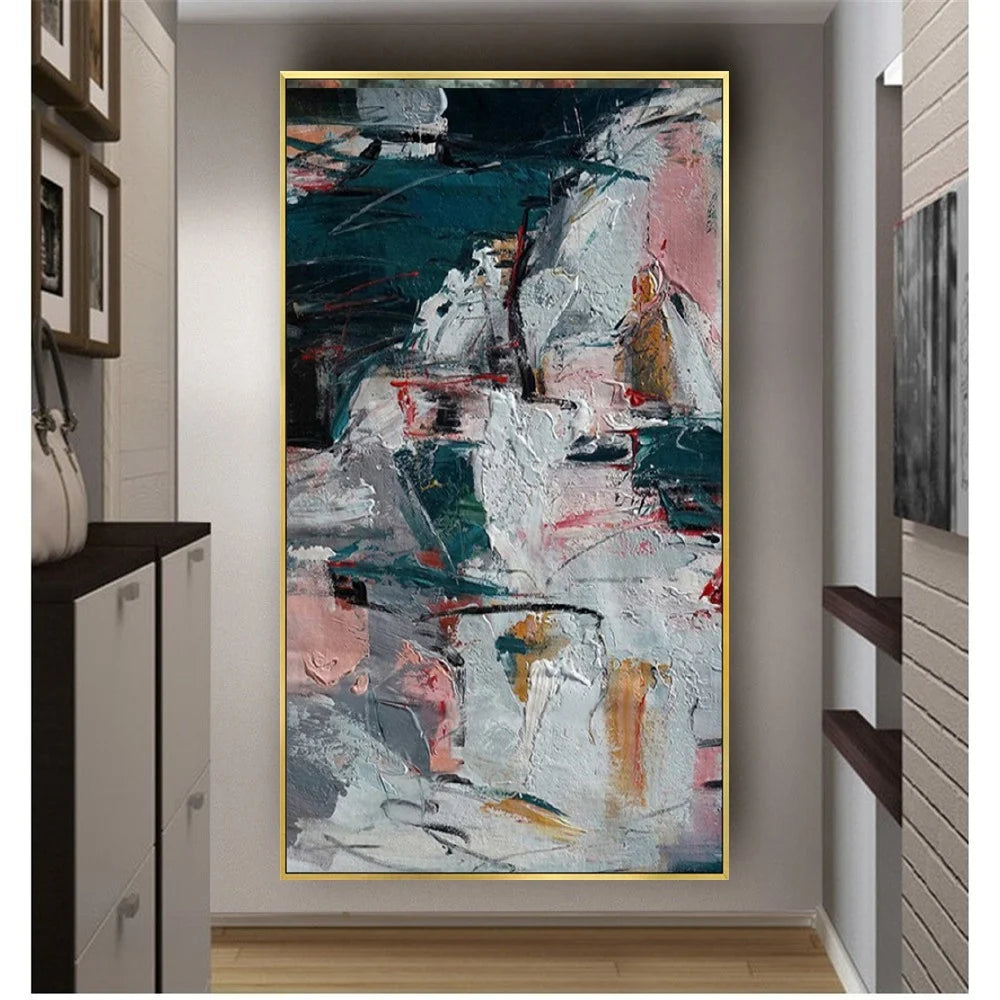 Handmade Abstract Graffiti Canvas Art