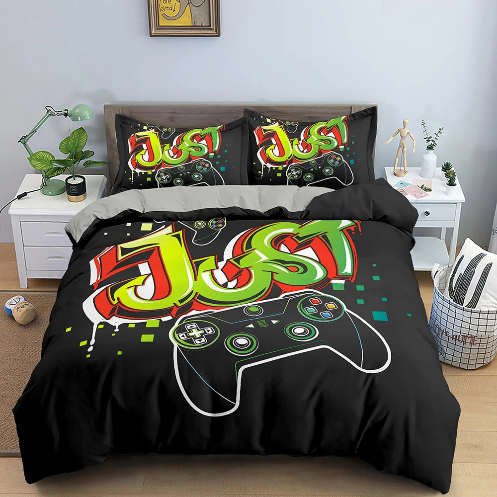 Gamepad Duvet Cover Set - King - The Charming Comfort
