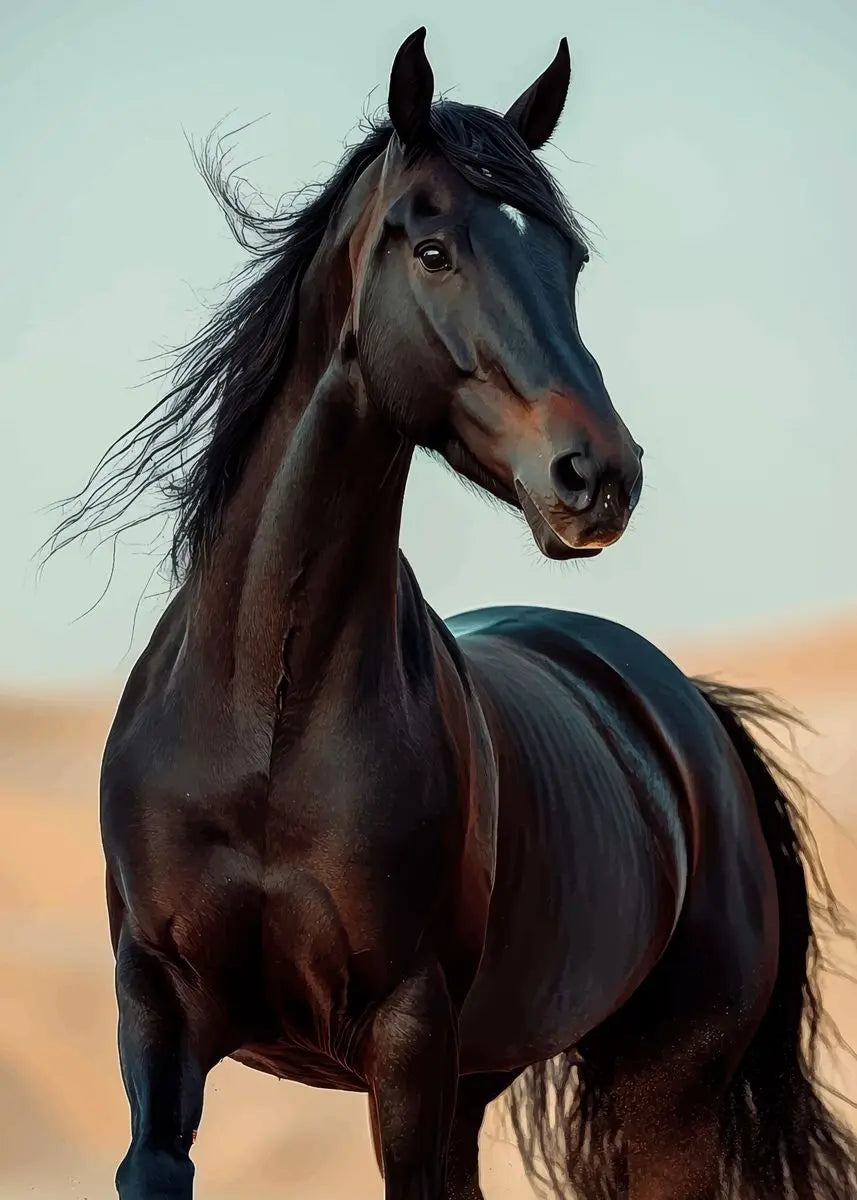 "Majestic Running Horse Canvas Art"
