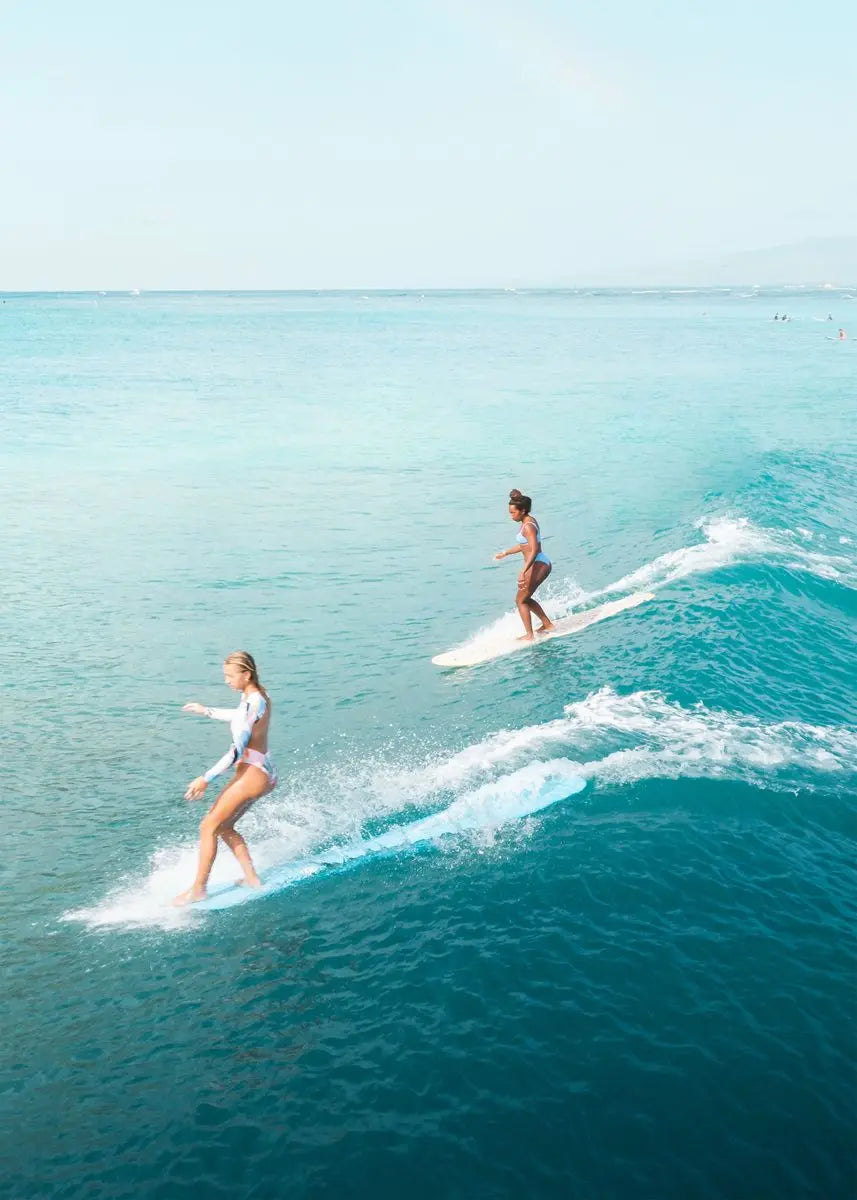 "Summer Beach Surfing Canvas Art"