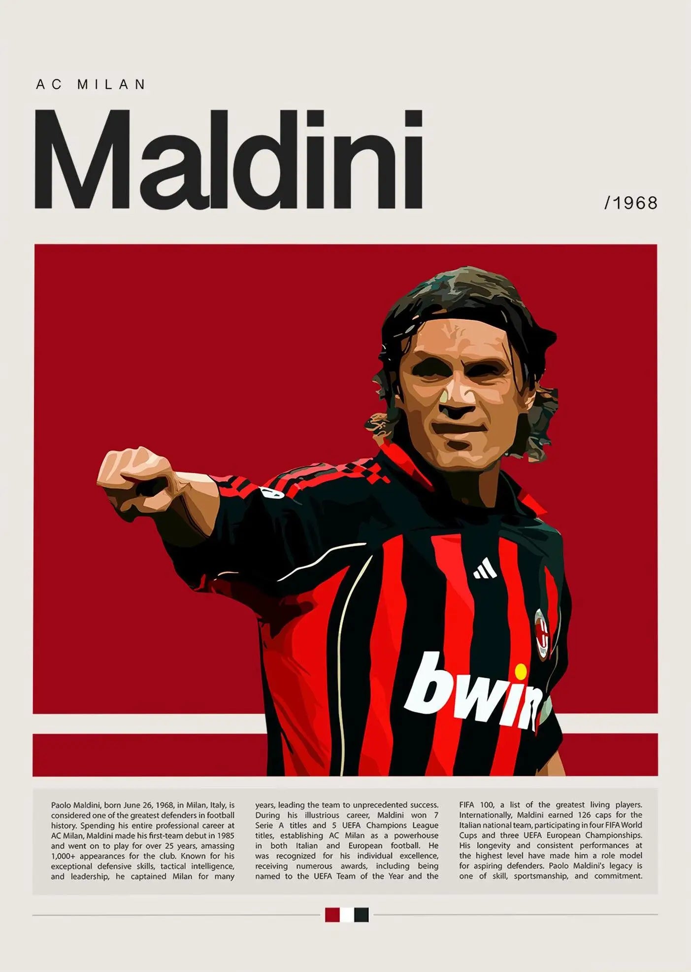 "Football Star Champion Wall Art"