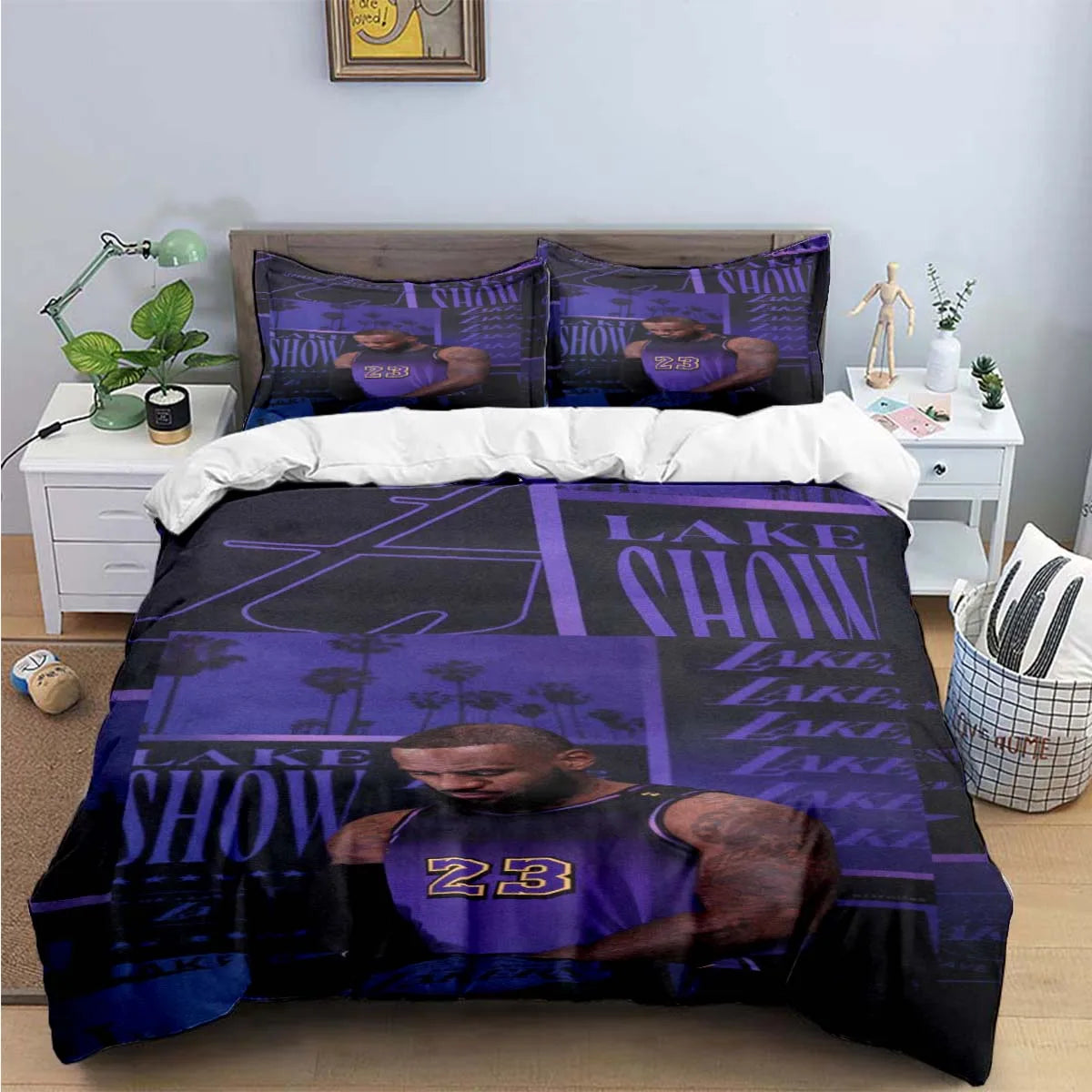 "LeBron James Basketball Bedding Set" - The Charming Comfort