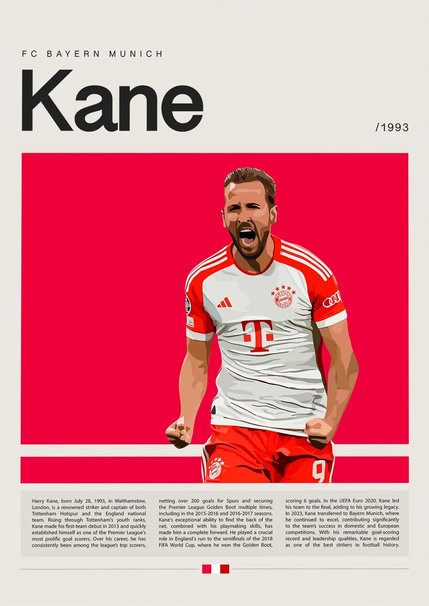 "Football Star Champion Wall Art"