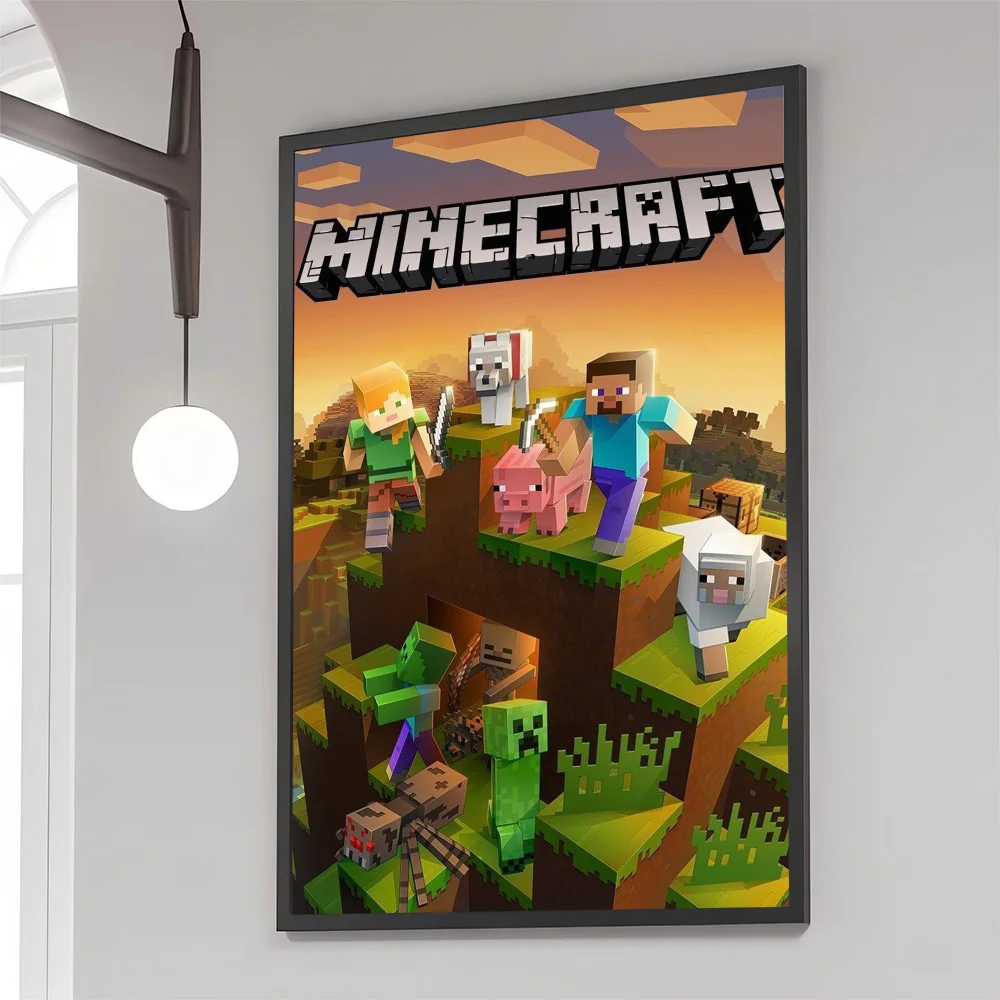 Minecraft Vintage Retro Stickers Set