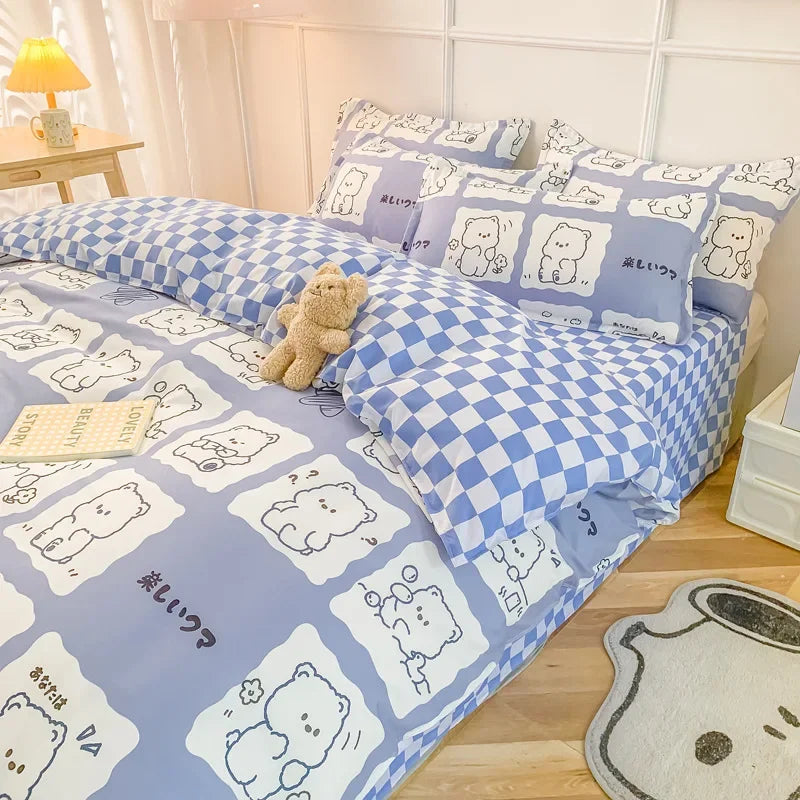 Strawberry Soft Bedding Set - Queen/King - The Charming Comfort