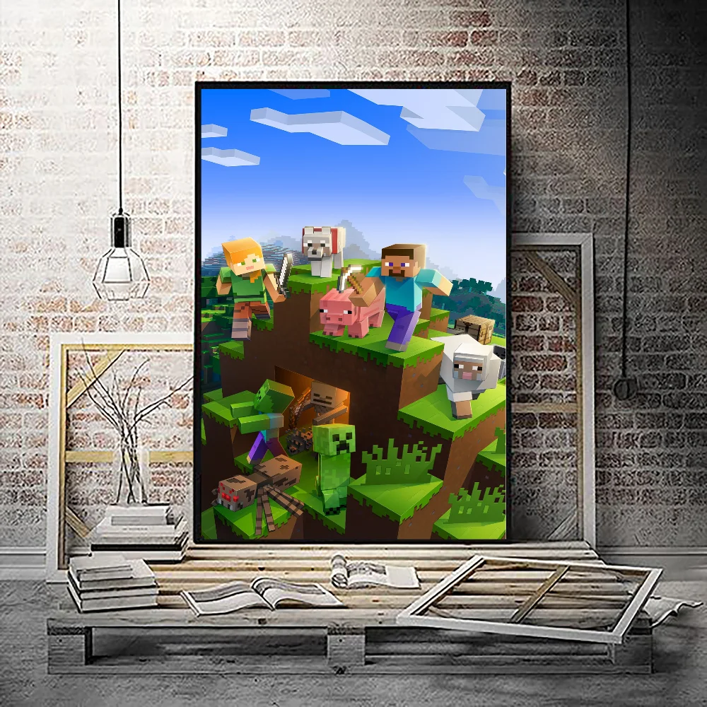 Minecraft Vintage Retro Stickers Set