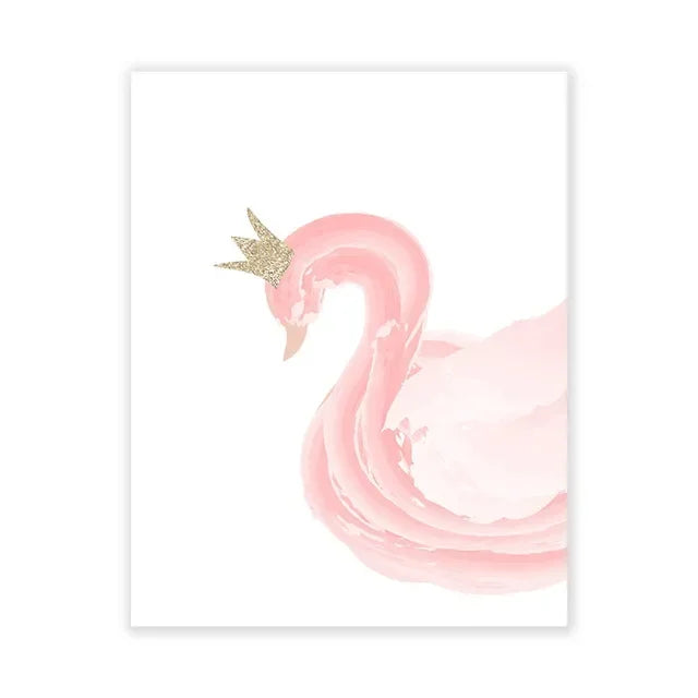 Personalized Ballerina Unicorn Wall Art