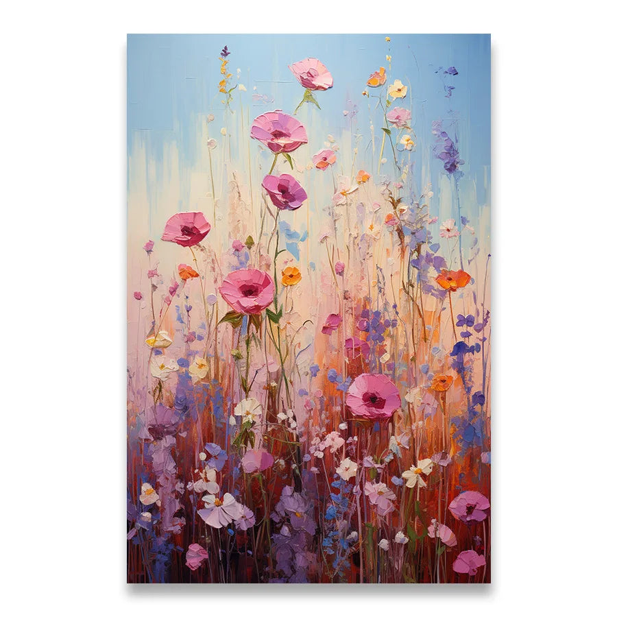 "Stunning Floral Canvas Wall Art"
