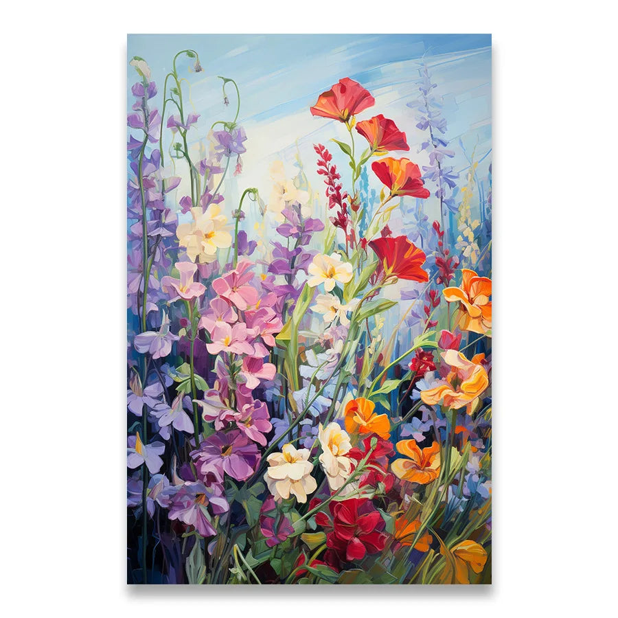 "Stunning Floral Canvas Wall Art"