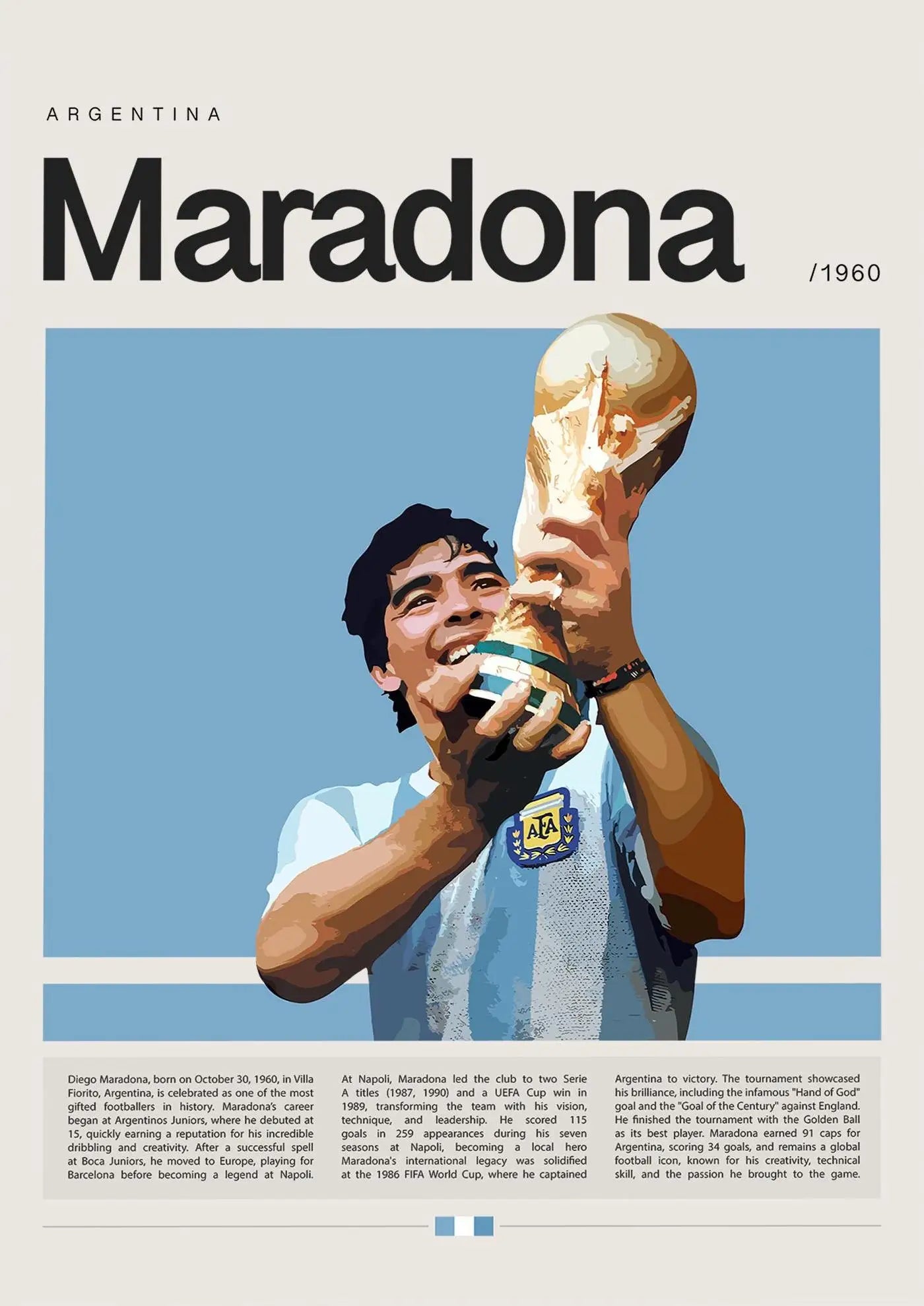 "Football Star Champion Wall Art"