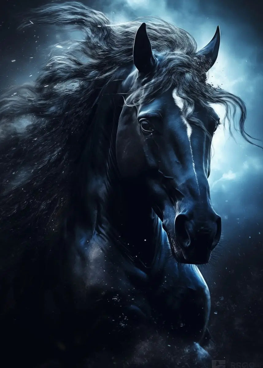 "Majestic Running Horse Canvas Art"