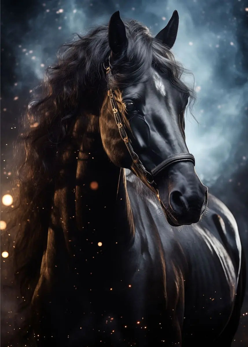 "Majestic Running Horse Canvas Art"