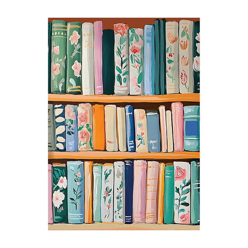 "Eat Sleep Read Repeat Canvas Art"