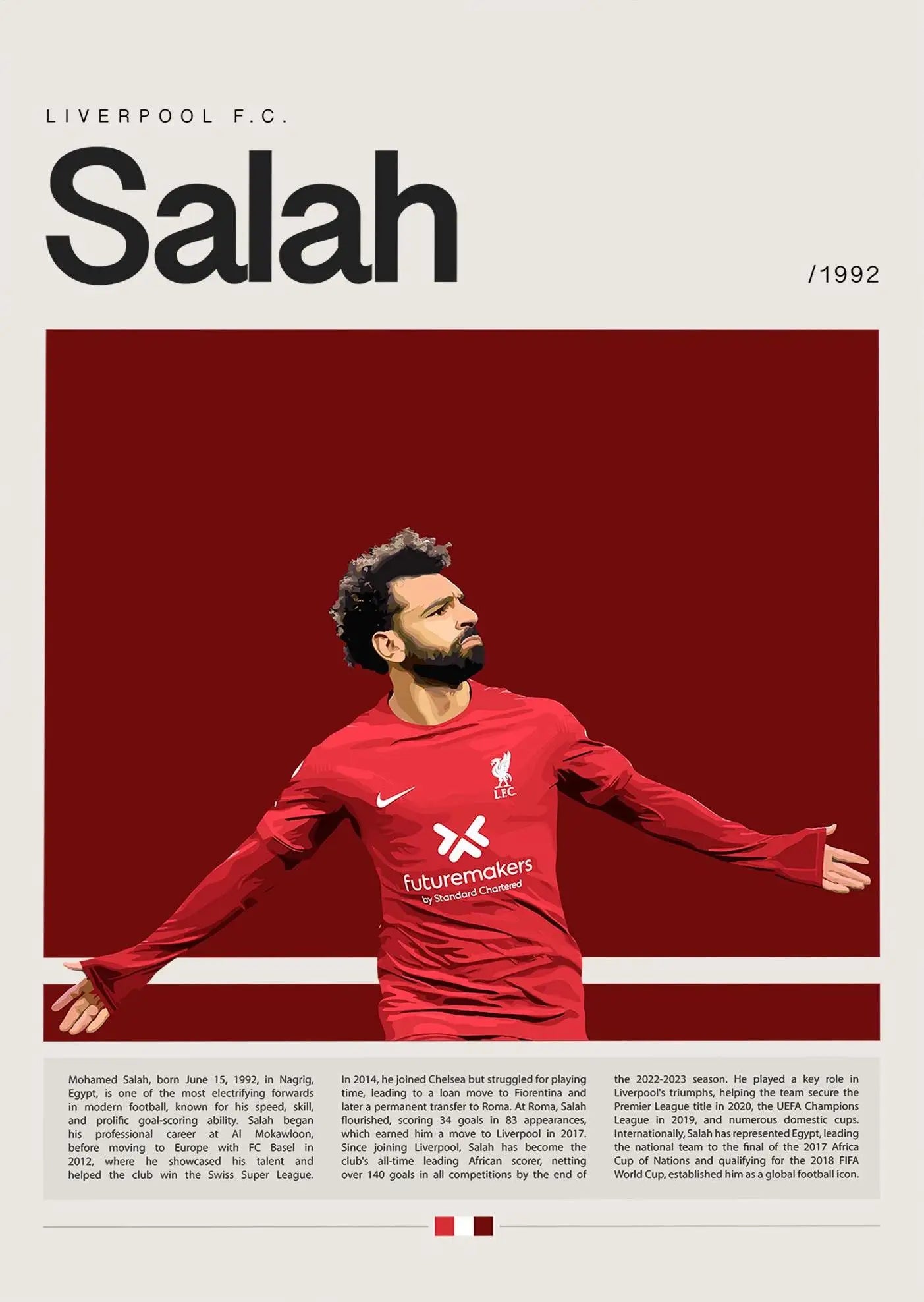 "Football Star Champion Wall Art"
