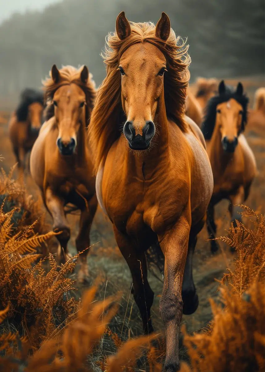 "Majestic Running Horse Canvas Art"