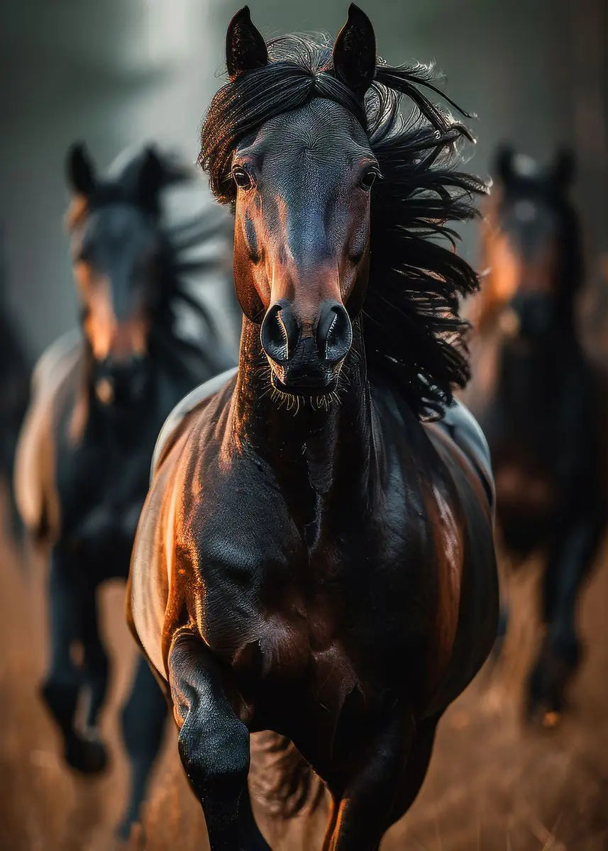 "Majestic Running Horse Canvas Art"