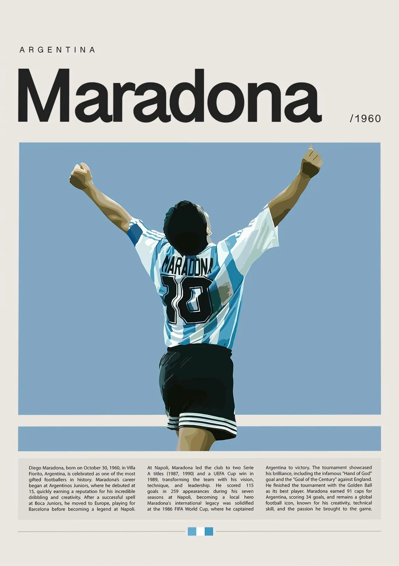 "Football Star Champion Wall Art"