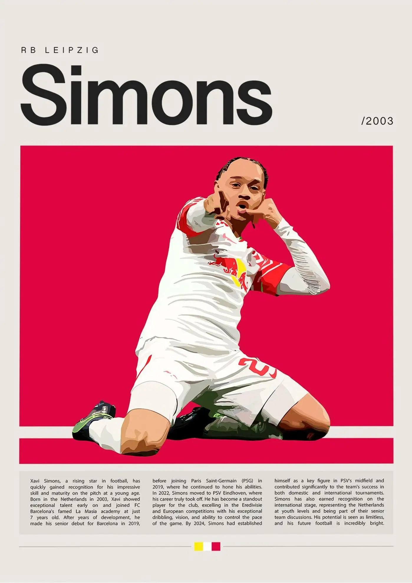 "Football Star Champion Wall Art"