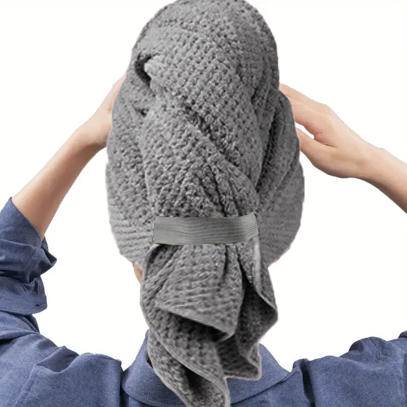 Extra Large Quick-Dry Hair Towel - The Charming Comfort