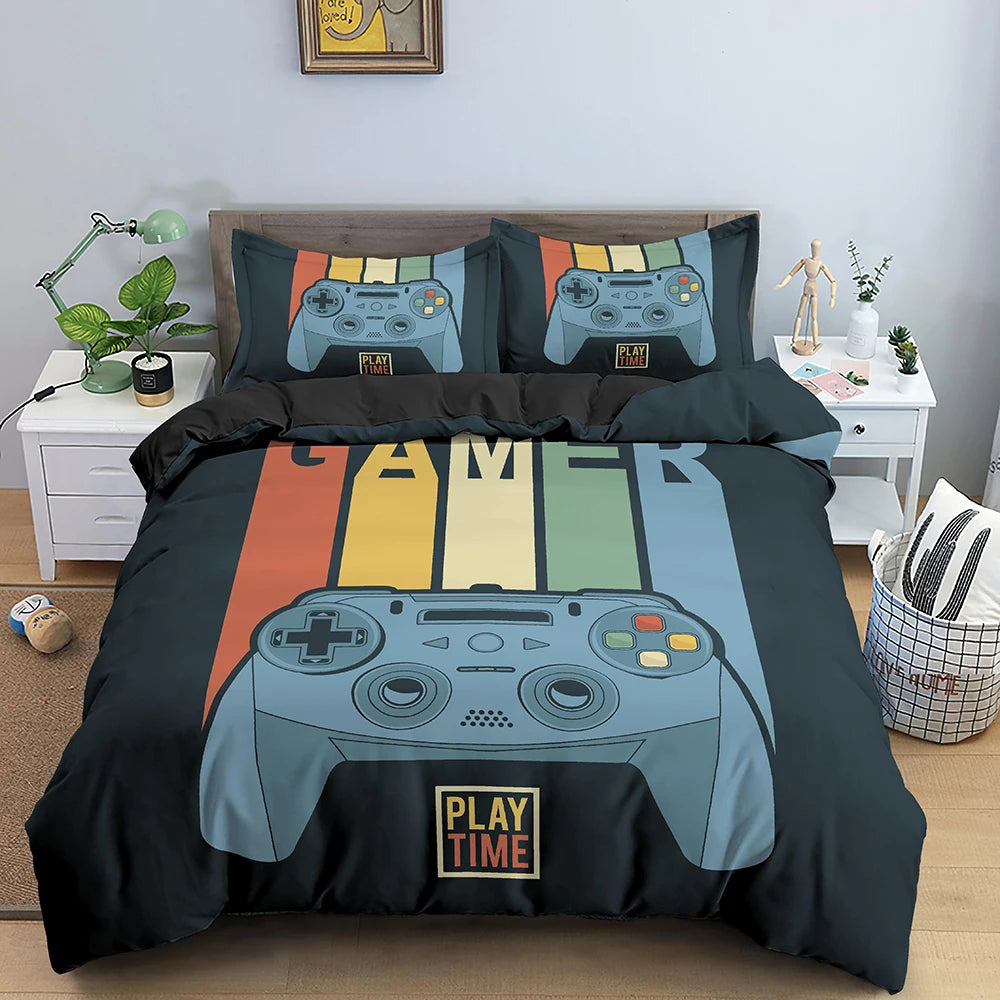 Gamepad Duvet Cover Set - King - The Charming Comfort