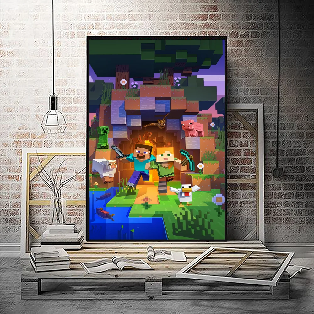 Minecraft Vintage Retro Stickers Set