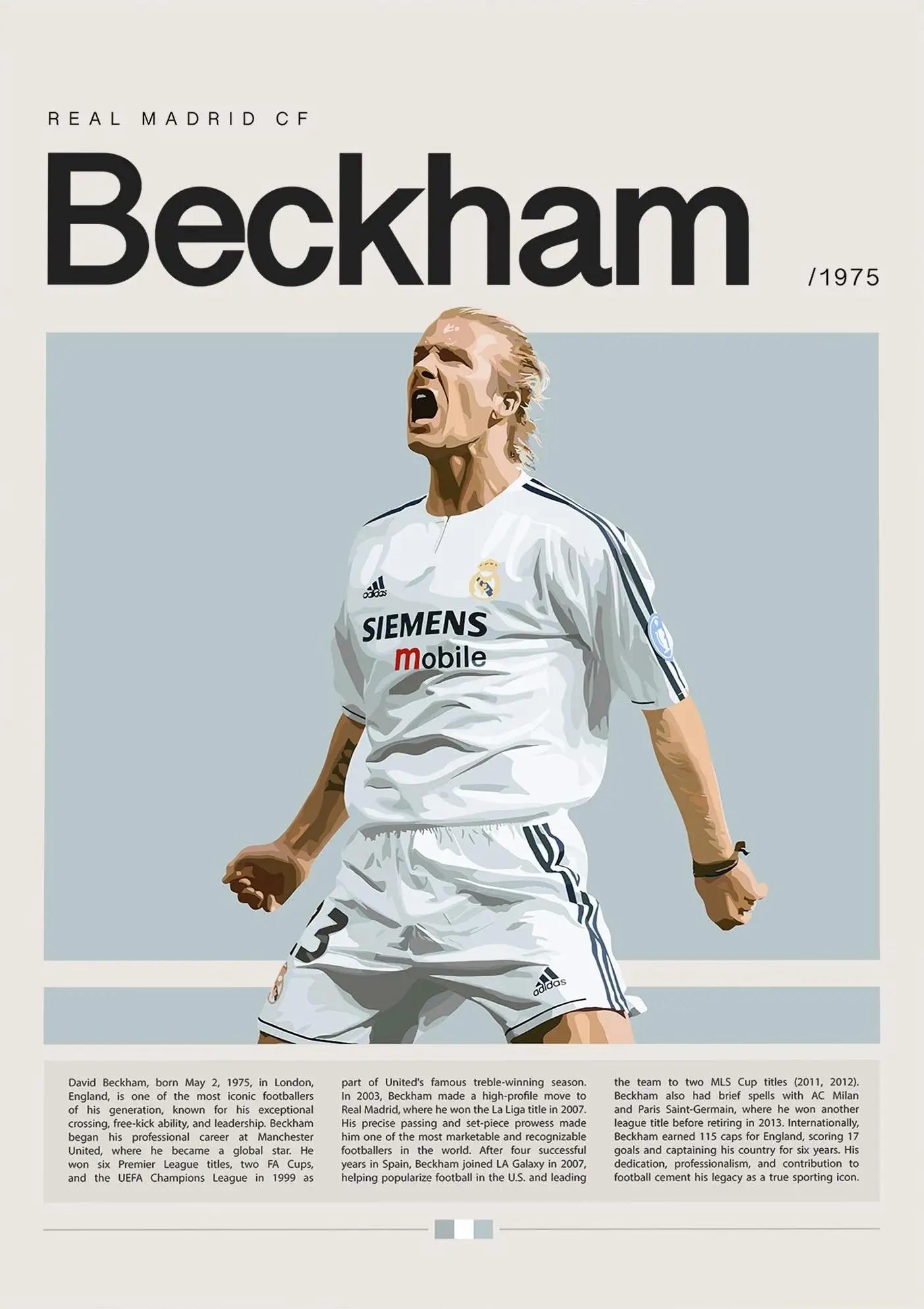 "Football Star Champion Wall Art"