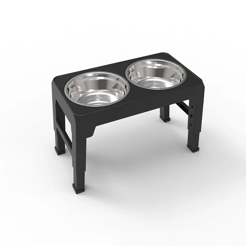Elevated Dog Feeder with Bowls - The Charming Comfort