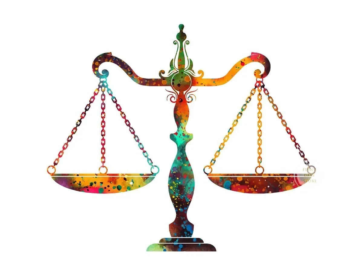 "Justice Lady Canvas Wall Art"