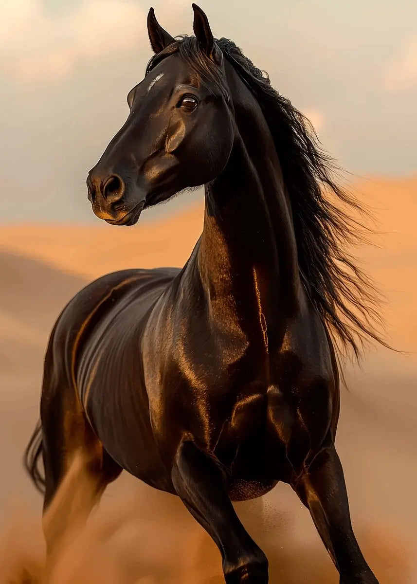"Majestic Running Horse Canvas Art"