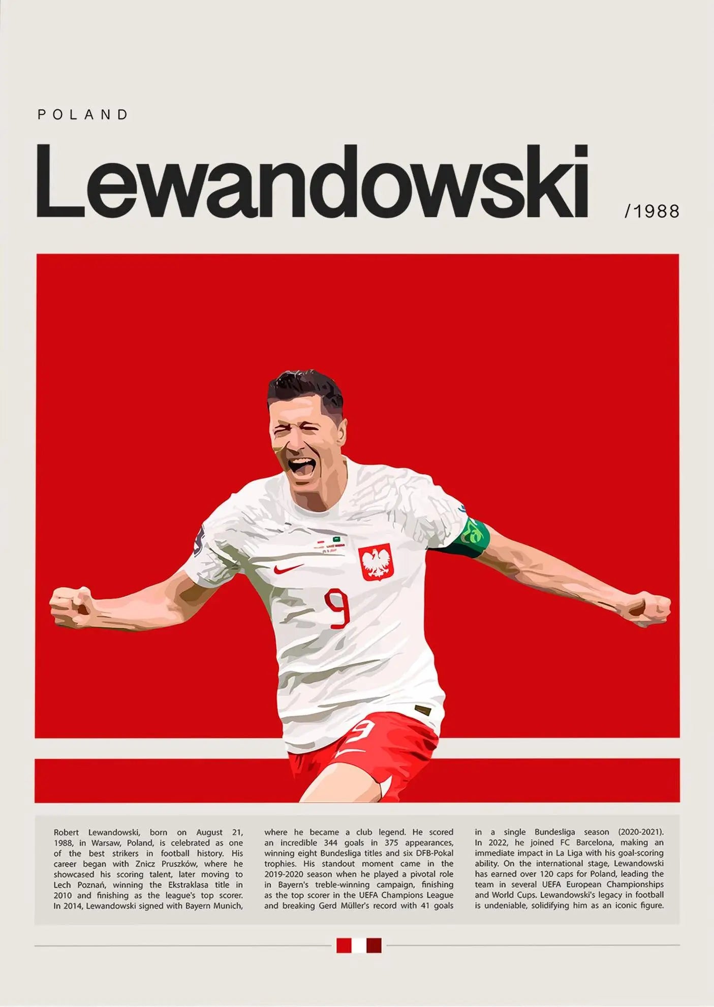 "Football Star Champion Wall Art"
