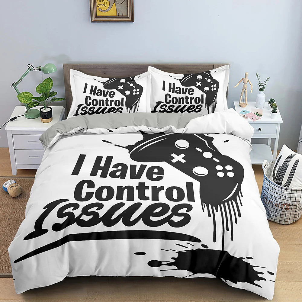 Gamepad Duvet Cover Set - King - The Charming Comfort