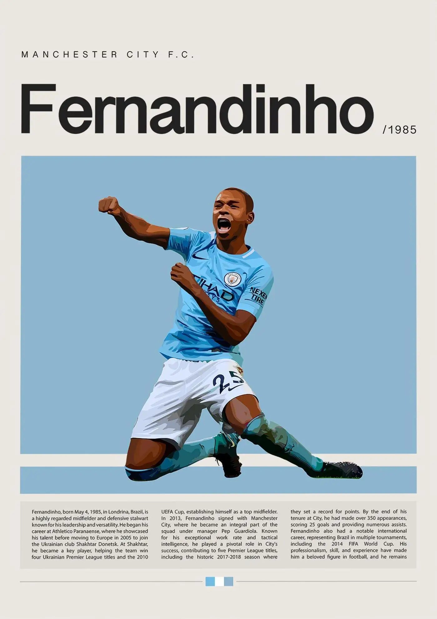 "Football Star Champion Wall Art"