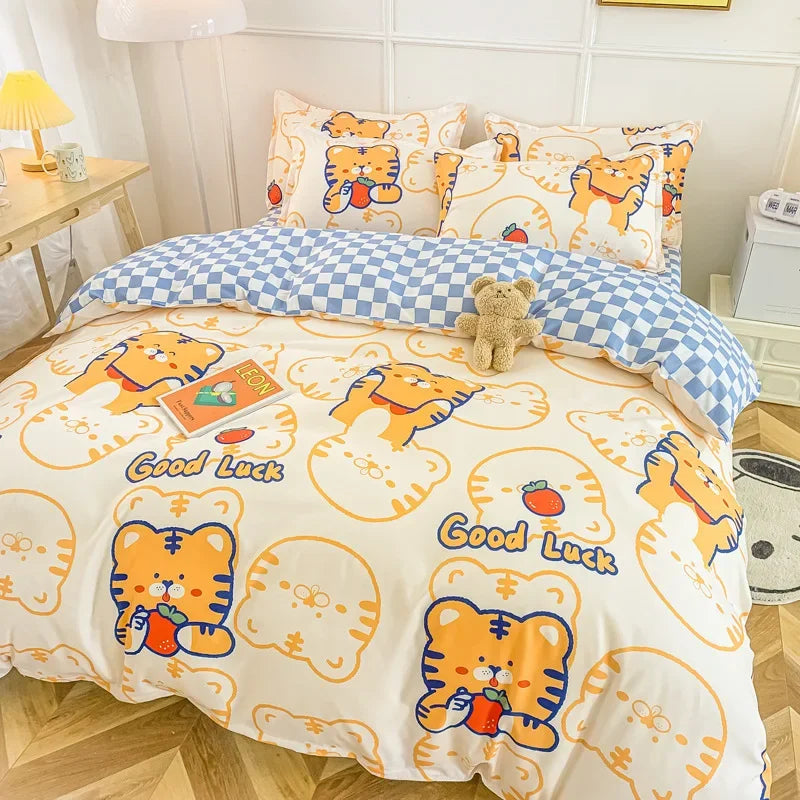 Strawberry Soft Bedding Set - Queen/King - The Charming Comfort