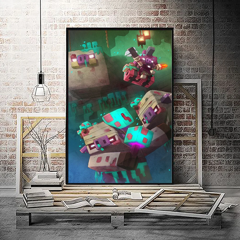 Minecraft Vintage Retro Stickers Set