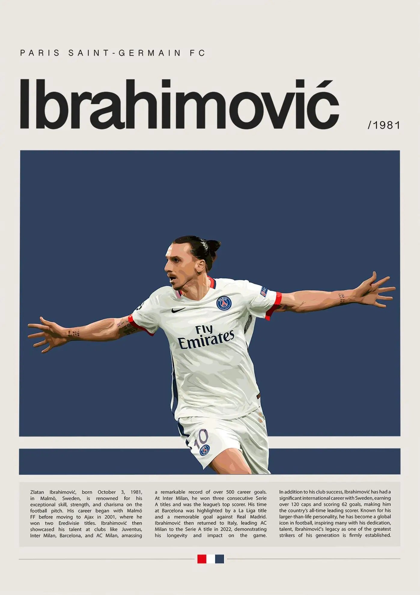 "Football Star Champion Wall Art"