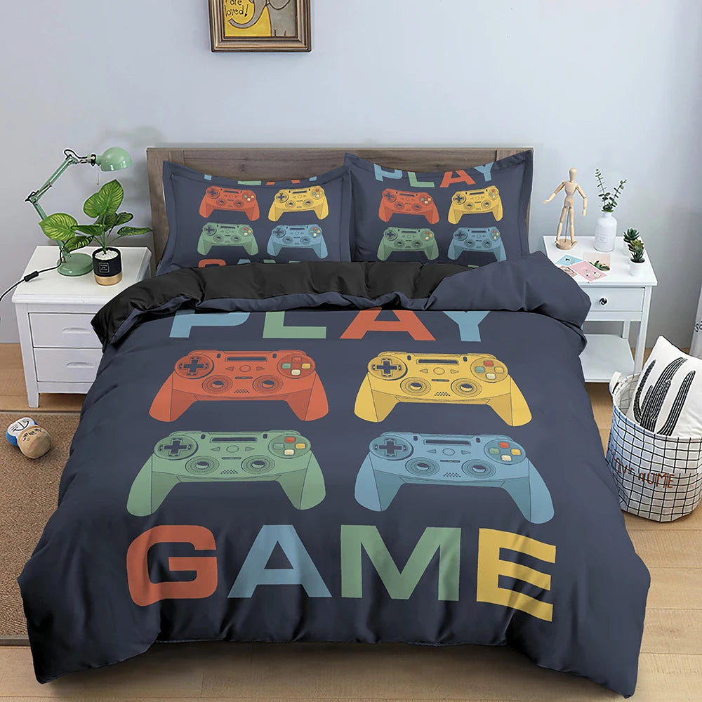 Gamepad Duvet Cover Set - King - The Charming Comfort