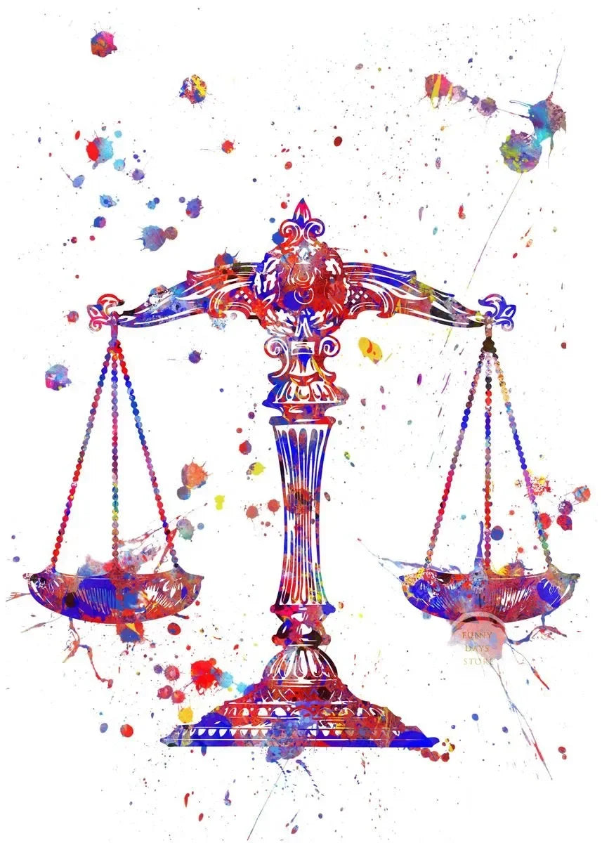 "Justice Lady Canvas Wall Art"