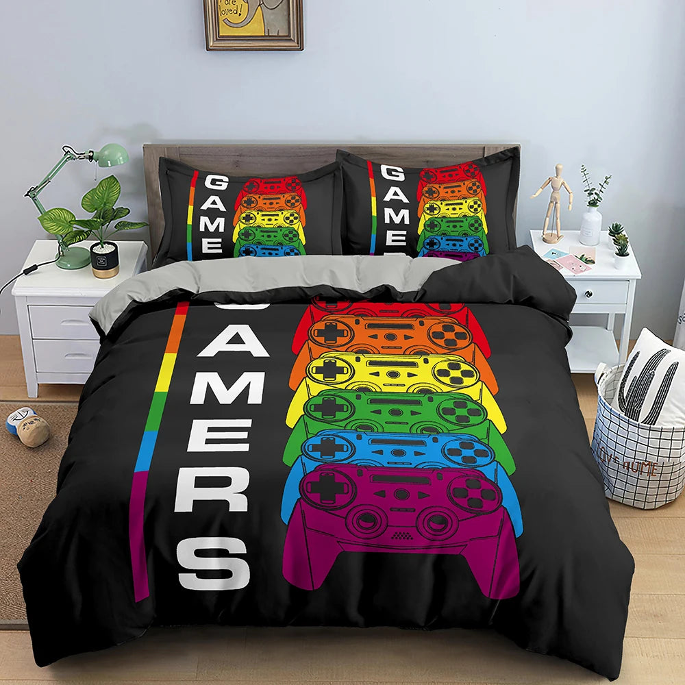 Gamepad Duvet Cover Set - King - The Charming Comfort