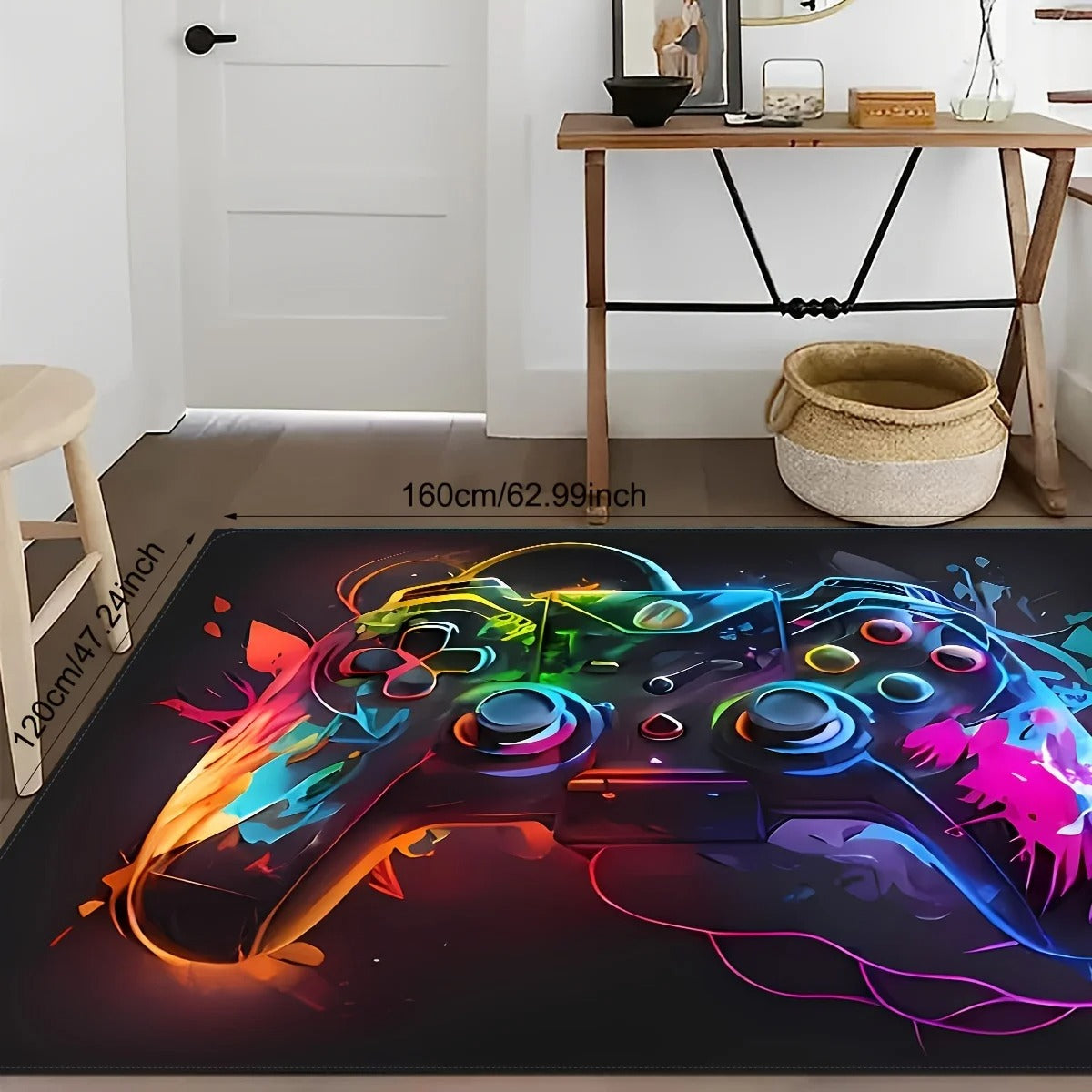 "Cool Game Console Area Rug" - The Charming Comfort