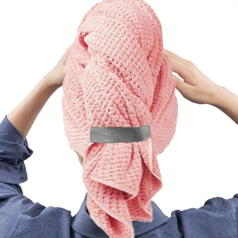 Extra Large Quick-Dry Hair Towel - The Charming Comfort