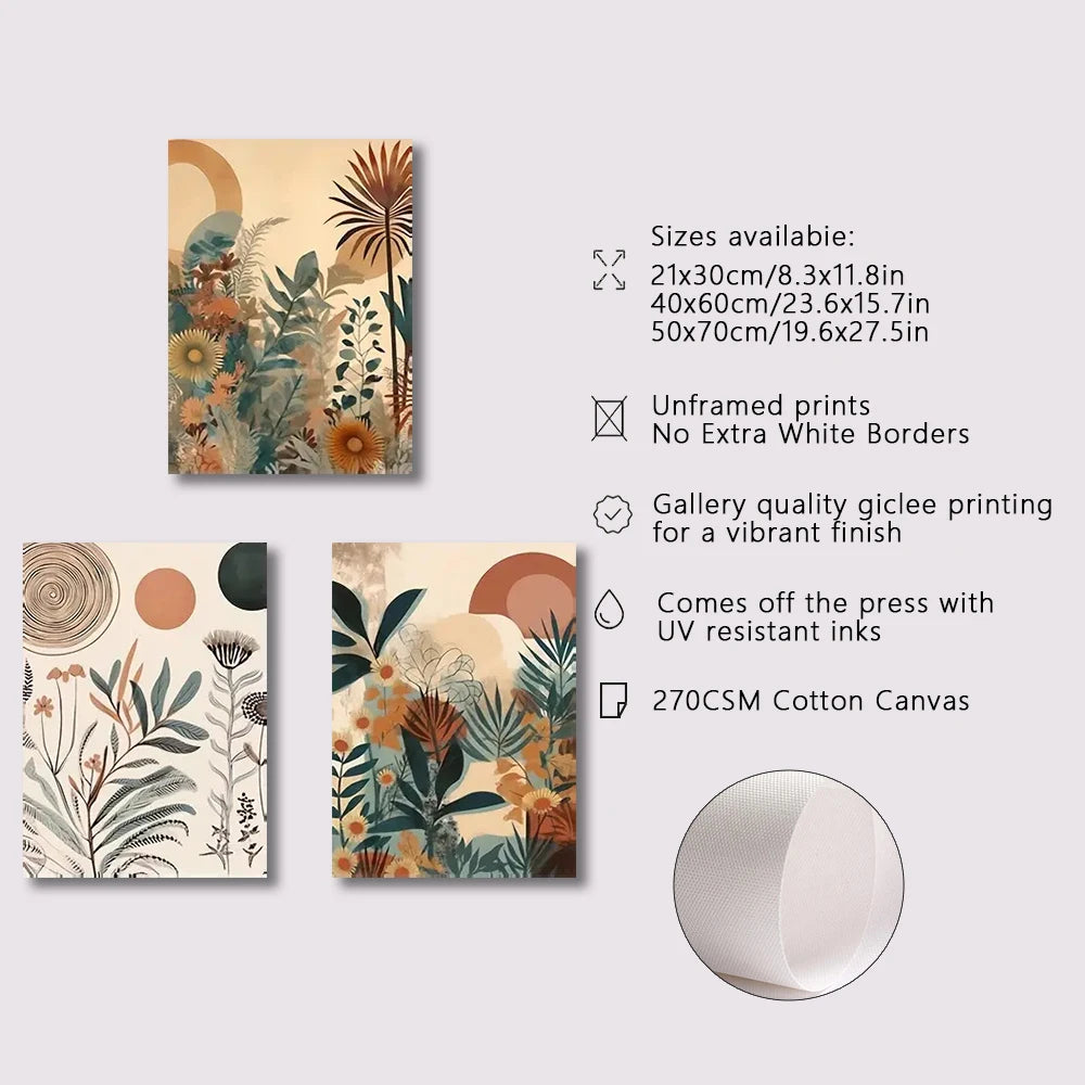 Floral Canvas Wall Art