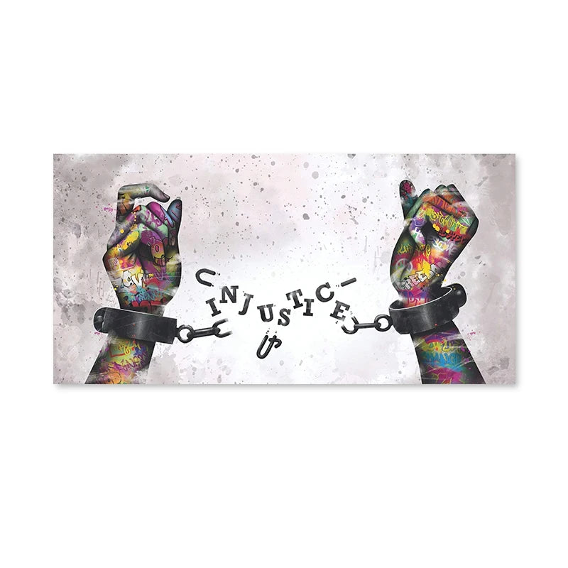 "Playful Banksy Kids Canvas Art"