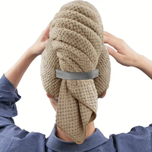 Extra Large Quick-Dry Hair Towel - The Charming Comfort