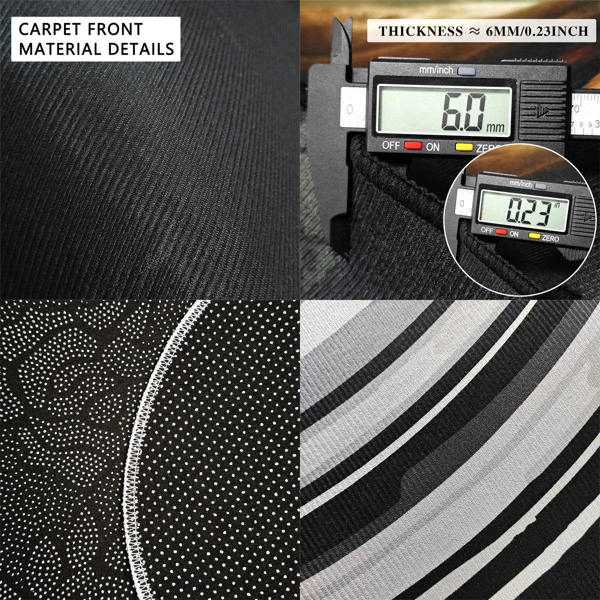 "Luxury Semi-Circular Welcome Mat" - The Charming Comfort