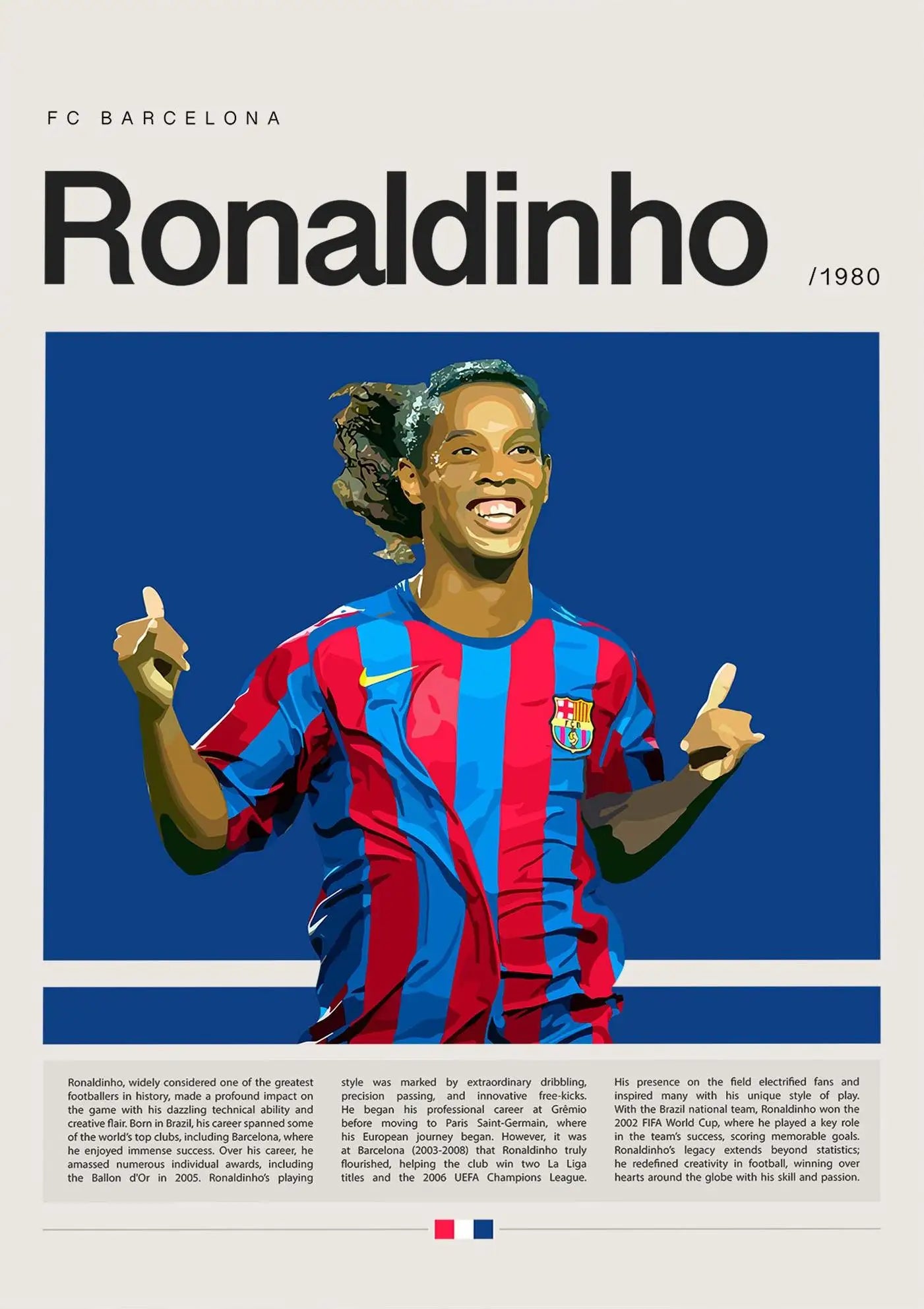 "Football Star Champion Wall Art"